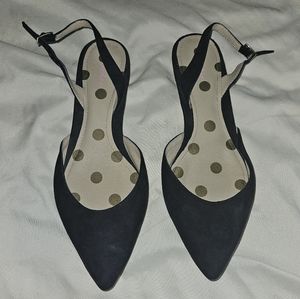 Boden navy suede ballet flats size EU 39